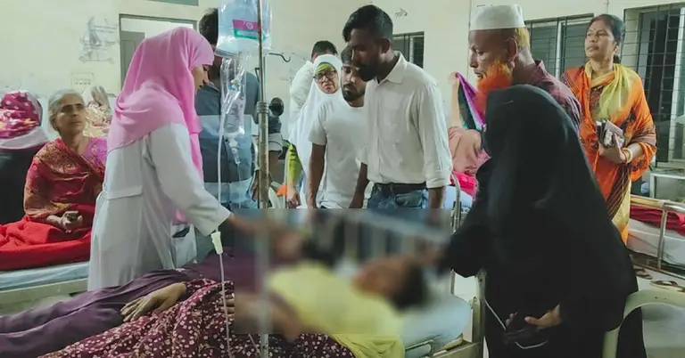 হাসপাতালে শ্রমিকরা